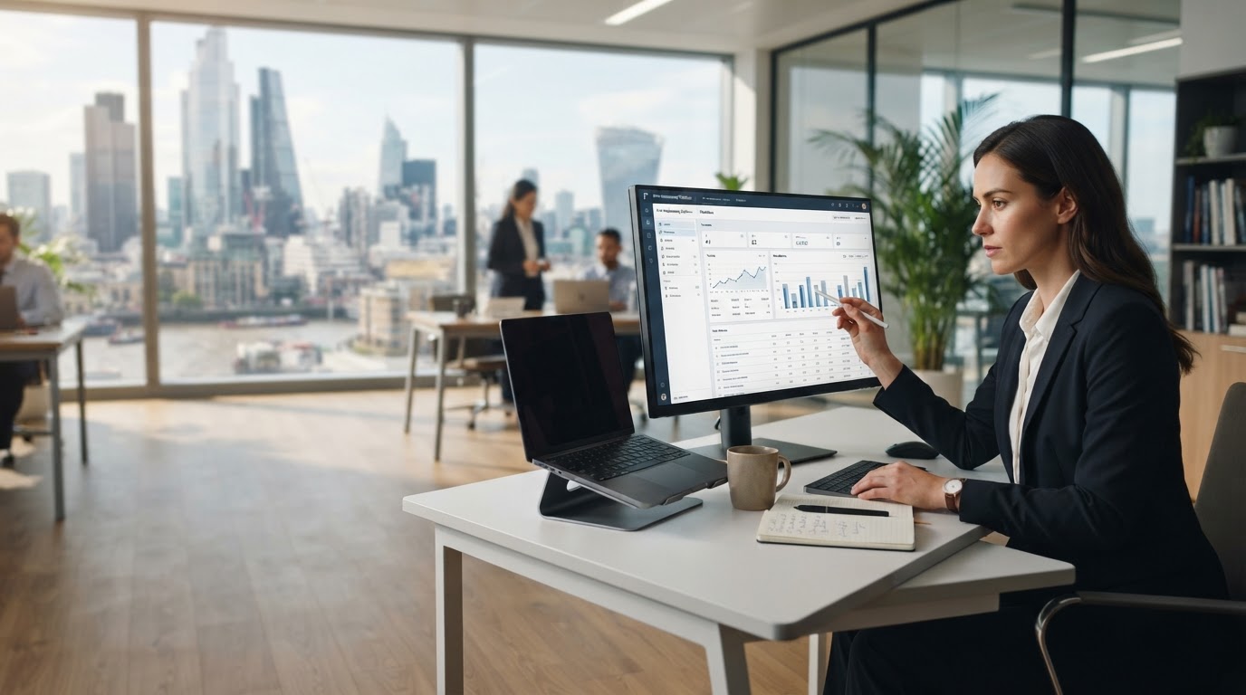 Firm Holdaventry Platform – visualisering av AI-driven dataanalys för finansiella beslut